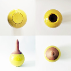 Poterie d'irrigation jaune - Semences du Puy